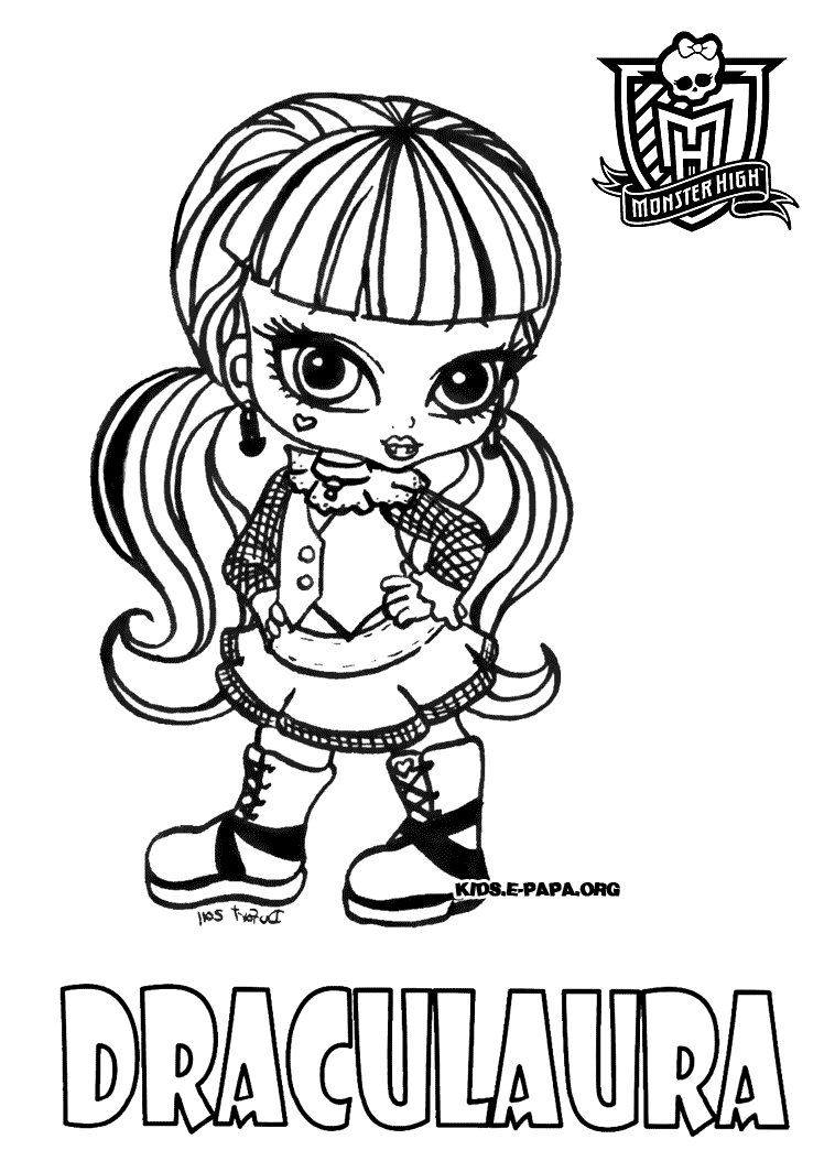 Coloring page: Monster High (Animation Movies) #24855 - Free Printable Coloring Pages