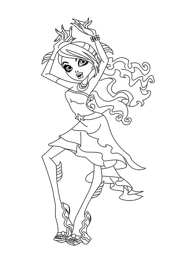 Coloring page: Monster High (Animation Movies) #24869 - Free Printable Coloring Pages