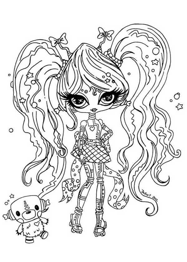 Coloring page: Monster High (Animation Movies) #24873 - Free Printable Coloring Pages