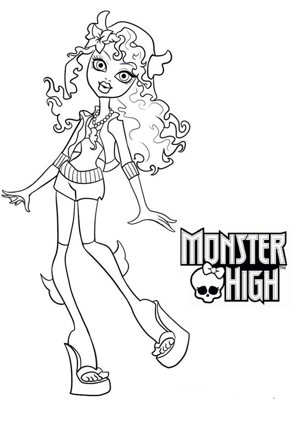Coloring page: Monster High (Animation Movies) #24875 - Free Printable Coloring Pages