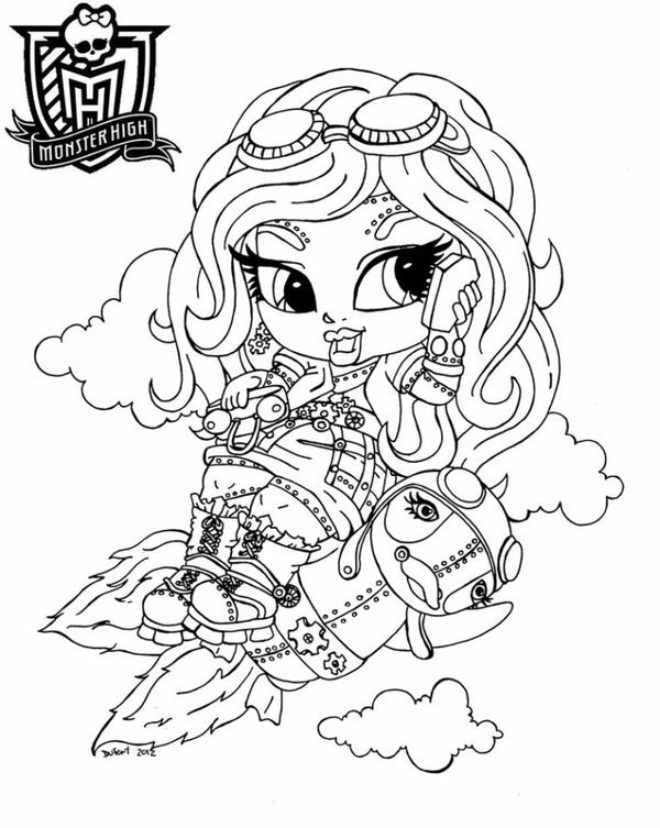 Coloring page: Monster High (Animation Movies) #24884 - Free Printable Coloring Pages