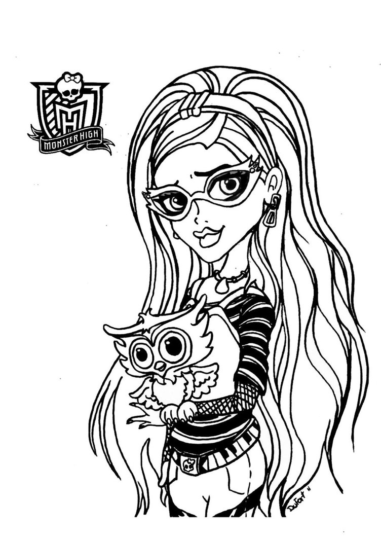 Coloring page: Monster High (Animation Movies) #24889 - Free Printable Coloring Pages