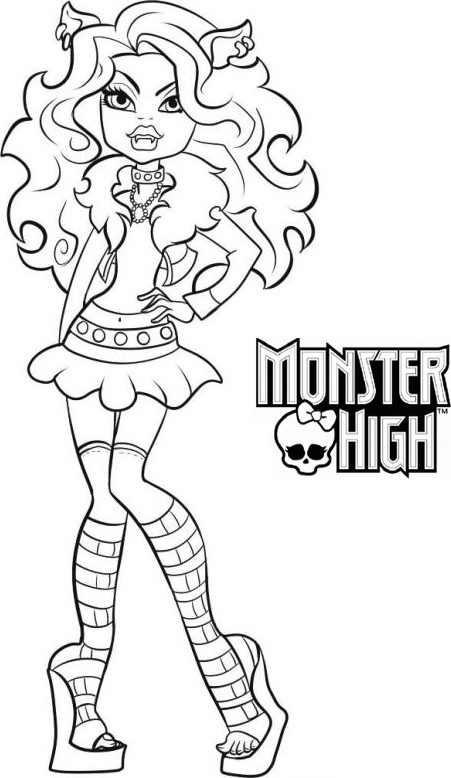 Coloring page: Monster High (Animation Movies) #24898 - Free Printable Coloring Pages