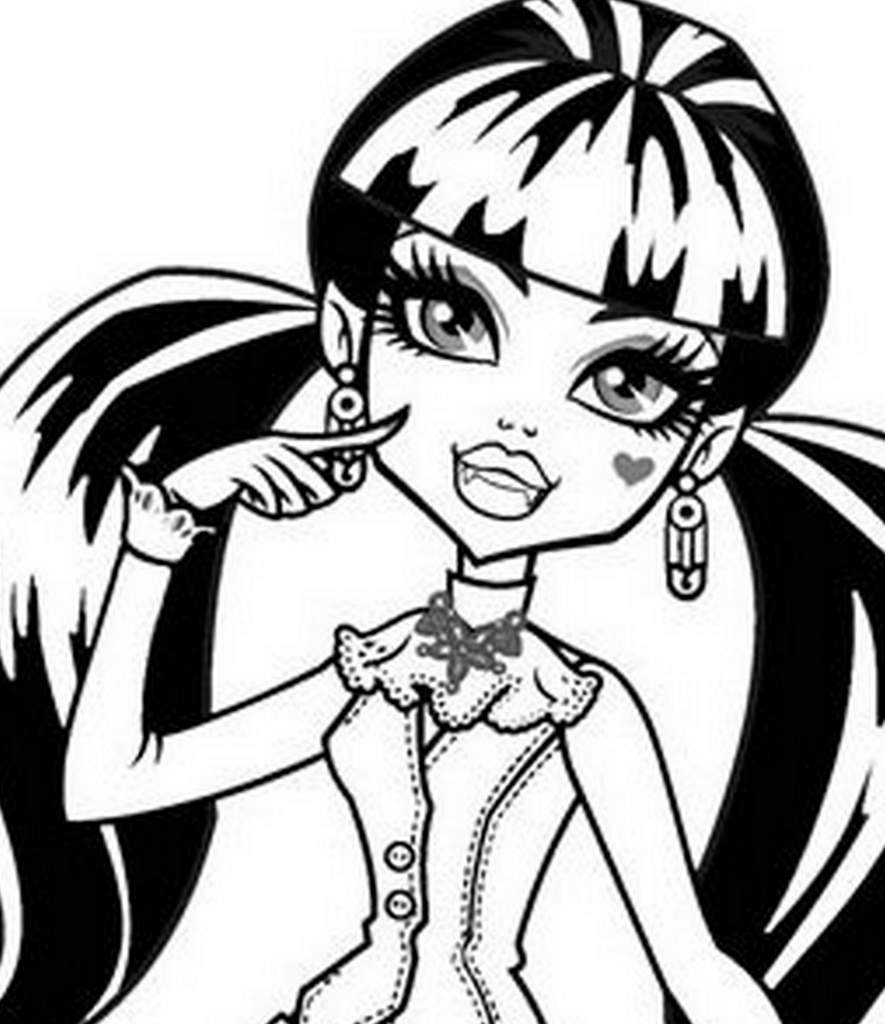 Coloring page: Monster High (Animation Movies) #24906 - Free Printable Coloring Pages