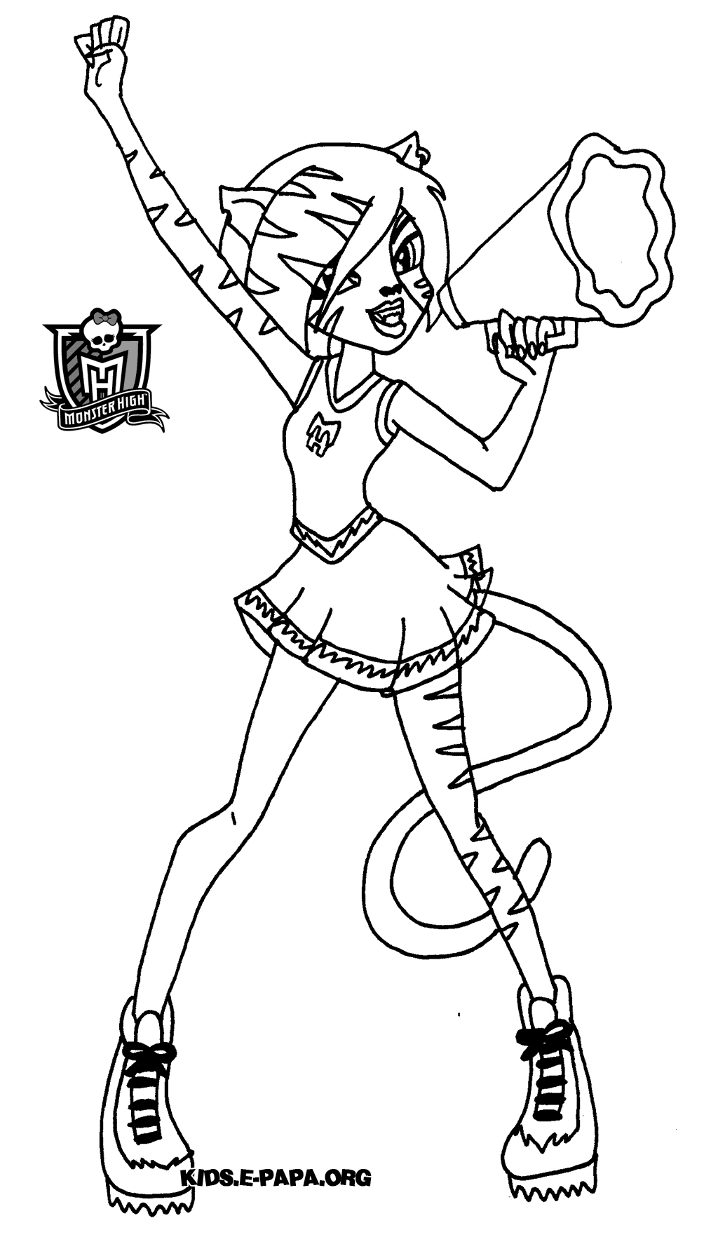 Drawing Monster High #24908 (Animation Movies) – Printable coloring pages