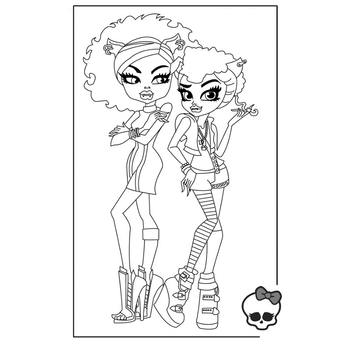 Coloring page: Monster High (Animation Movies) #24911 - Free Printable Coloring Pages