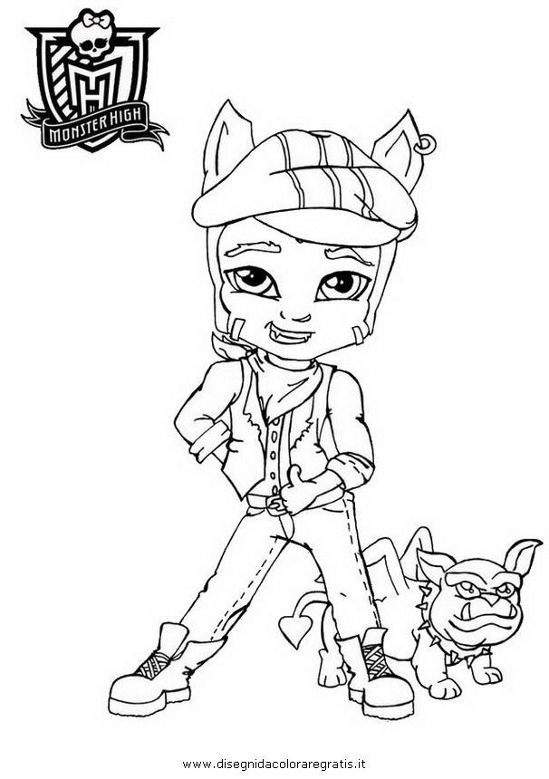 Monster High 24921 Animation Movies Printable Coloring Pages