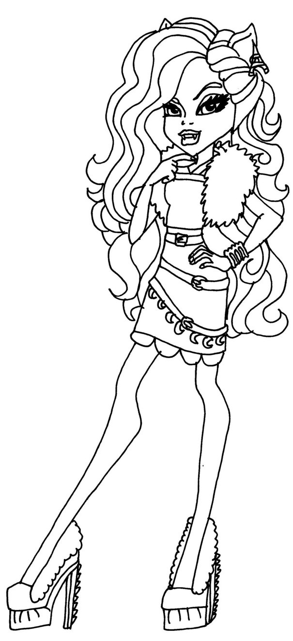Coloring page: Monster High (Animation Movies) #24924 - Free Printable Coloring Pages