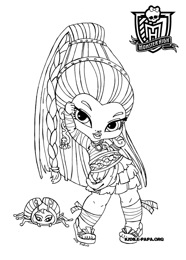 Coloring page: Monster High (Animation Movies) #24925 - Free Printable Coloring Pages