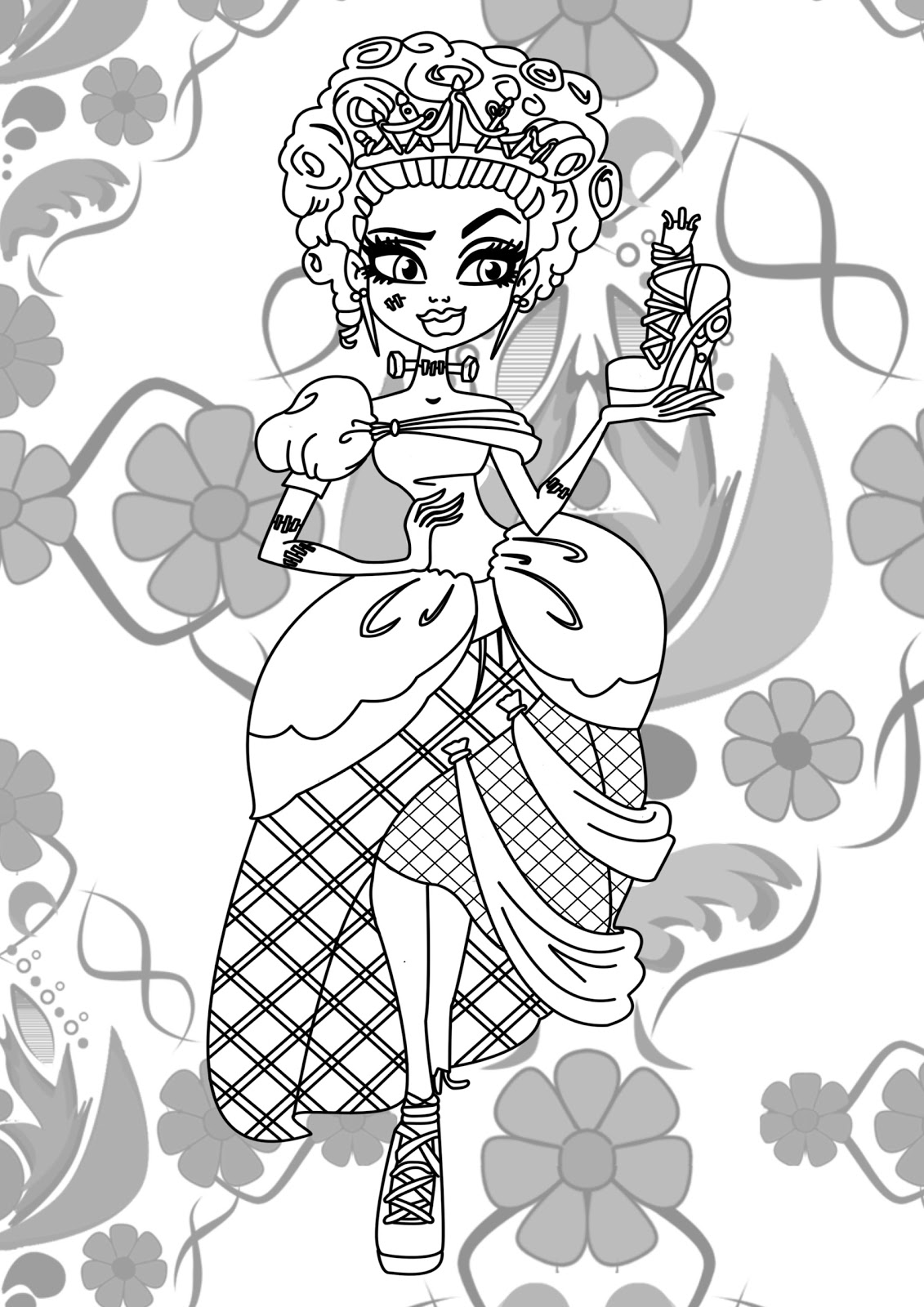 Coloring page: Monster High (Animation Movies) #24947 - Free Printable Coloring Pages