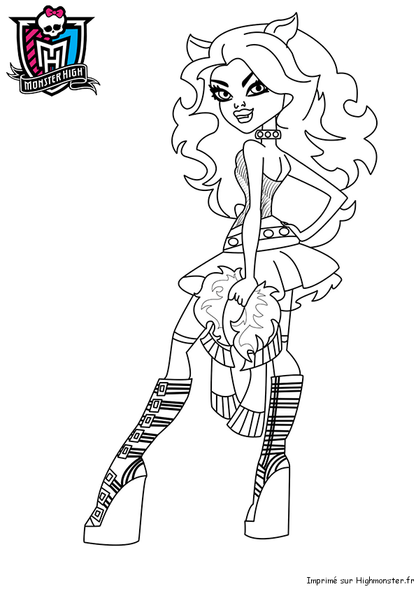 Coloring page: Monster High (Animation Movies) #24978 - Free Printable Coloring Pages