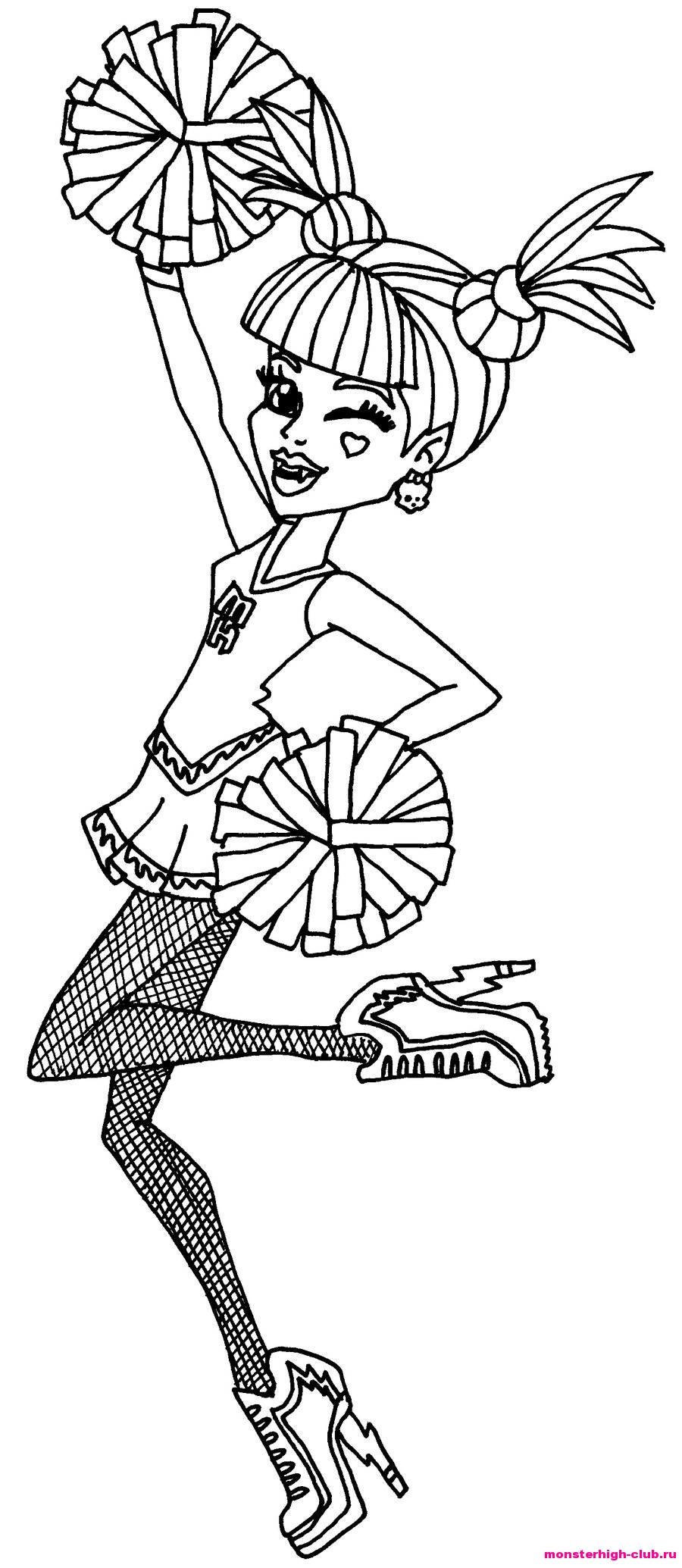 Coloring page: Monster High (Animation Movies) #24990 - Free Printable Coloring Pages