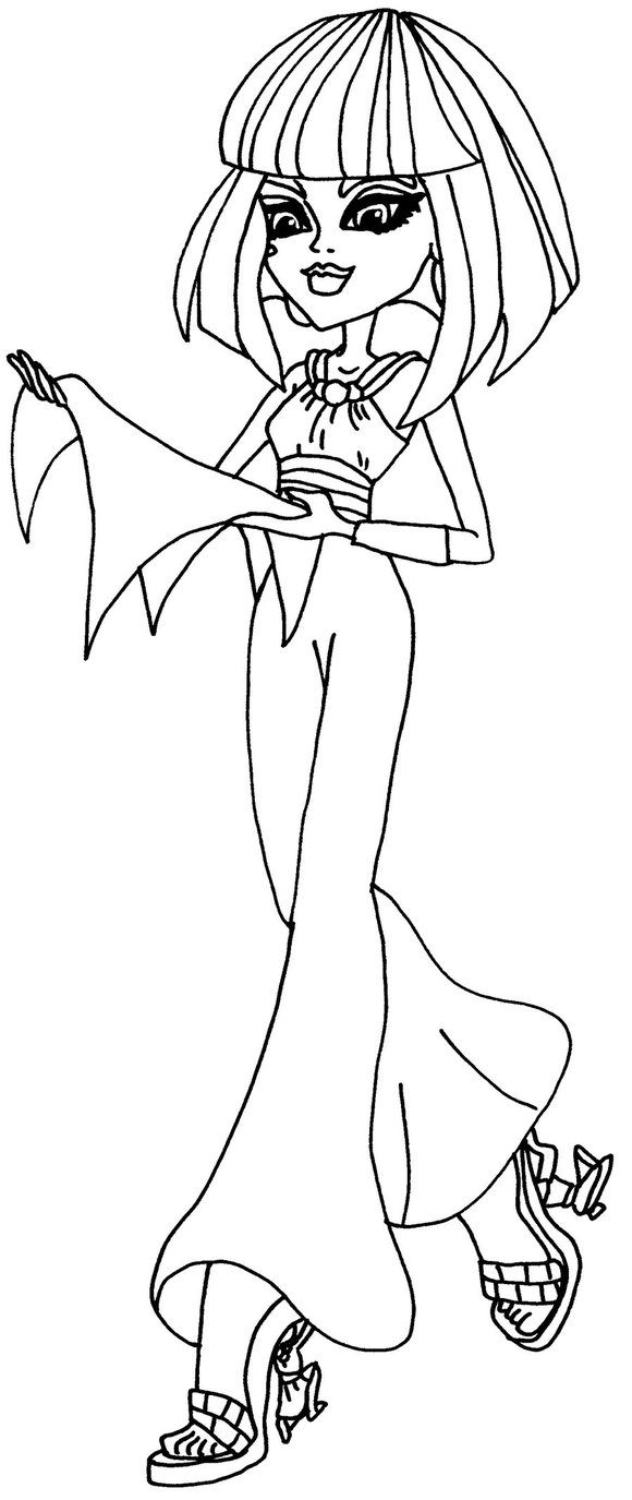 Coloring page: Monster High (Animation Movies) #24994 - Free Printable Coloring Pages