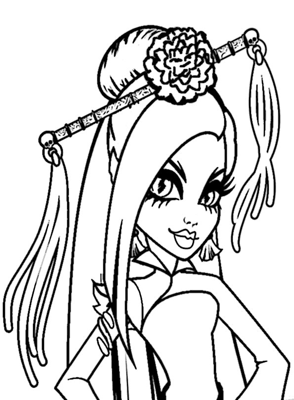 Coloring page: Monster High (Animation Movies) #25011 - Free Printable Coloring Pages