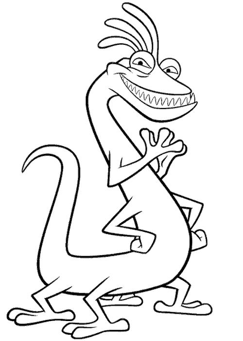 Coloring page: Monsters Inc. (Animation Movies) #132313 - Free Printable Coloring Pages
