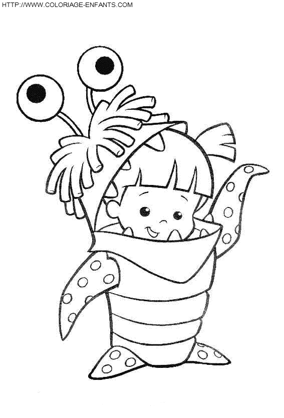 Coloring page: Monsters Inc. (Animation Movies) #132314 - Free Printable Coloring Pages