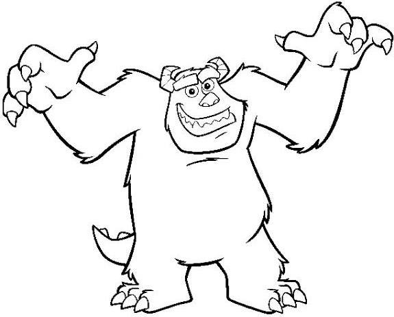 Coloring page: Monsters Inc. (Animation Movies) #132320 - Free Printable Coloring Pages