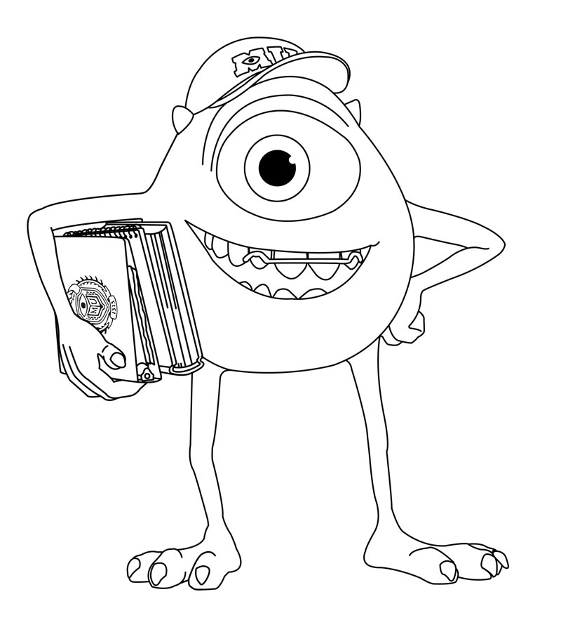 Coloring page: Monsters Inc. (Animation Movies) #132347 - Free Printable Coloring Pages