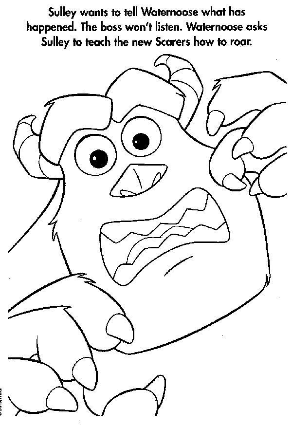 Coloring page: Monsters Inc. (Animation Movies) #132350 - Free Printable Coloring Pages