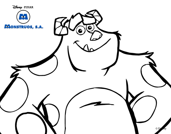 Coloring page: Monsters Inc. (Animation Movies) #132358 - Free Printable Coloring Pages