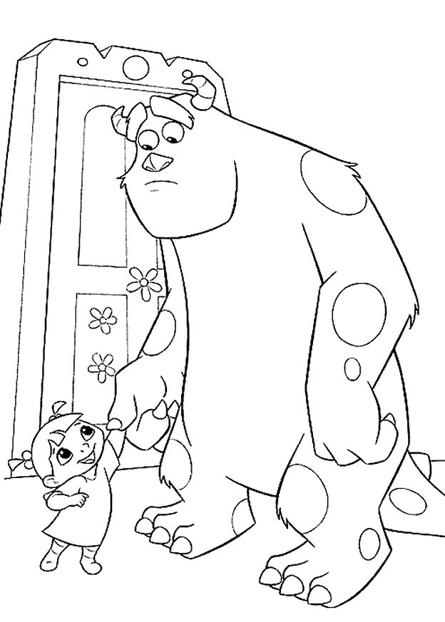 Coloring page: Monsters Inc. (Animation Movies) #132363 - Free Printable Coloring Pages