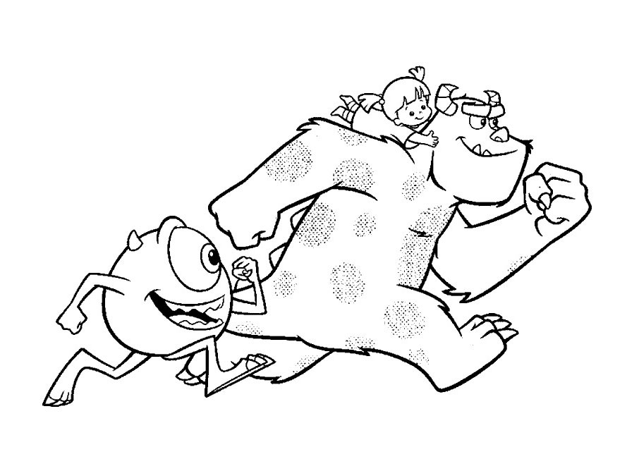 Coloring page: Monsters Inc. (Animation Movies) #132364 - Free Printable Coloring Pages