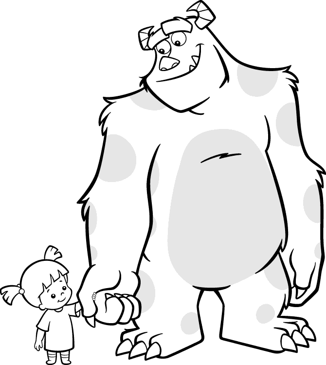 Coloring page: Monsters Inc. (Animation Movies) #132380 - Free Printable Coloring Pages
