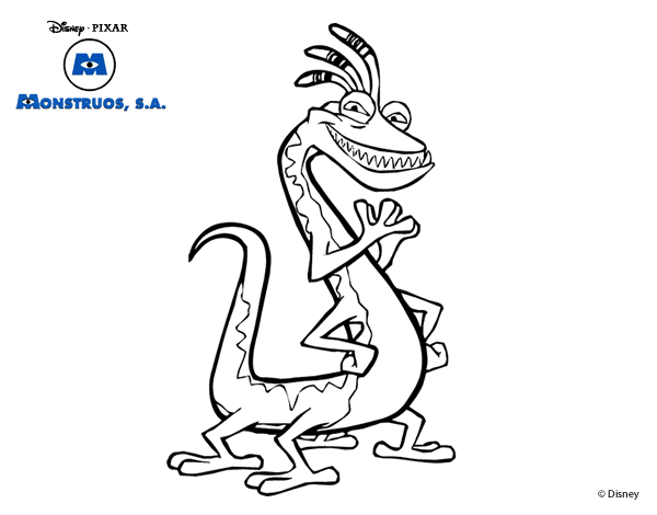 Coloring page: Monsters Inc. (Animation Movies) #132382 - Free Printable Coloring Pages