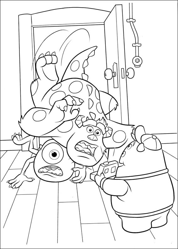 Coloring page: Monsters Inc. (Animation Movies) #132384 - Free Printable Coloring Pages