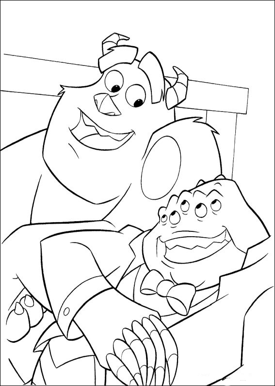 Coloring page: Monsters Inc. (Animation Movies) #132385 - Free Printable Coloring Pages