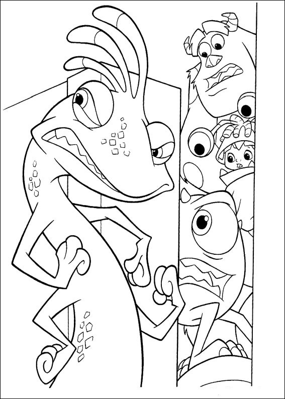 Coloring page: Monsters Inc. (Animation Movies) #132389 - Free Printable Coloring Pages