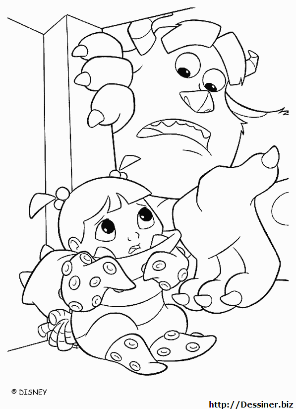Coloring page: Monsters Inc. (Animation Movies) #132391 - Free Printable Coloring Pages
