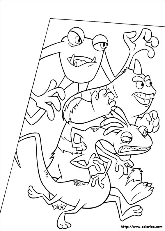 Coloring page: Monsters Inc. (Animation Movies) #132392 - Free Printable Coloring Pages