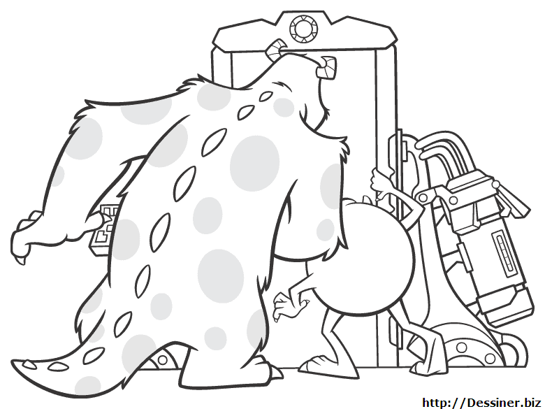 Coloring page: Monsters Inc. (Animation Movies) #132398 - Free Printable Coloring Pages
