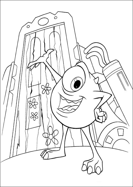 Coloring page: Monsters Inc. (Animation Movies) #132454 - Free Printable Coloring Pages