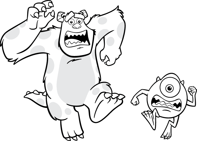 Coloring page: Monsters Inc. (Animation Movies) #132489 - Free Printable Coloring Pages