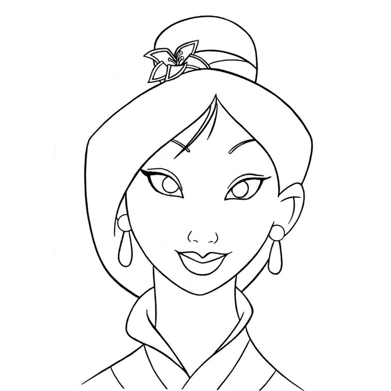 Coloring page: Mulan (Animation Movies) #133615 - Free Printable Coloring Pages
