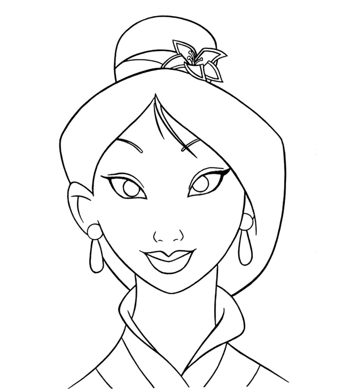 Coloring page: Mulan (Animation Movies) #133637 - Free Printable Coloring Pages