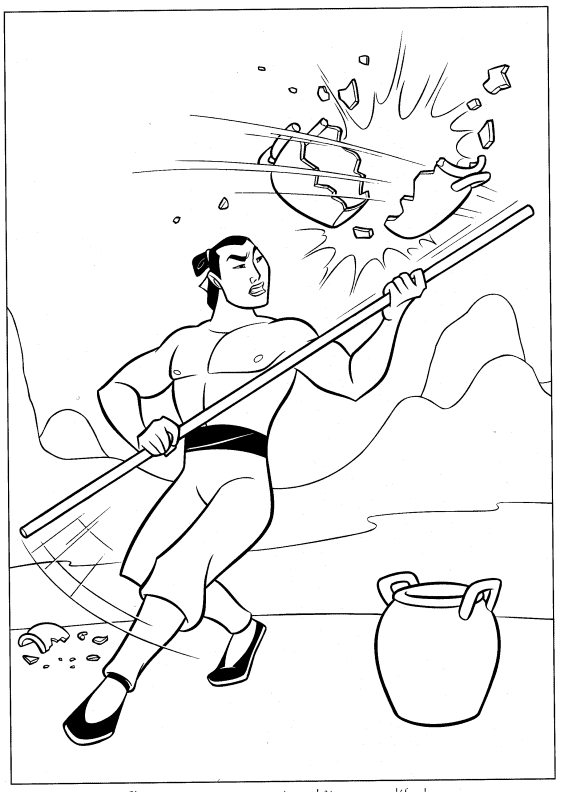 Coloring page: Mulan (Animation Movies) #133641 - Free Printable Coloring Pages