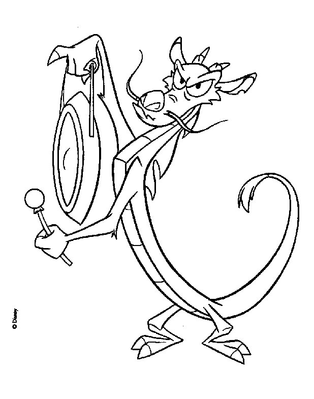Coloring page: Mulan (Animation Movies) #133644 - Free Printable Coloring Pages