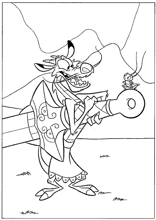 Coloring page: Mulan (Animation Movies) #133652 - Free Printable Coloring Pages