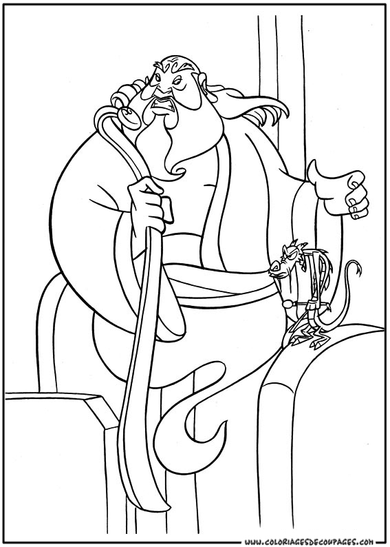 Coloring page: Mulan (Animation Movies) #133659 - Free Printable Coloring Pages