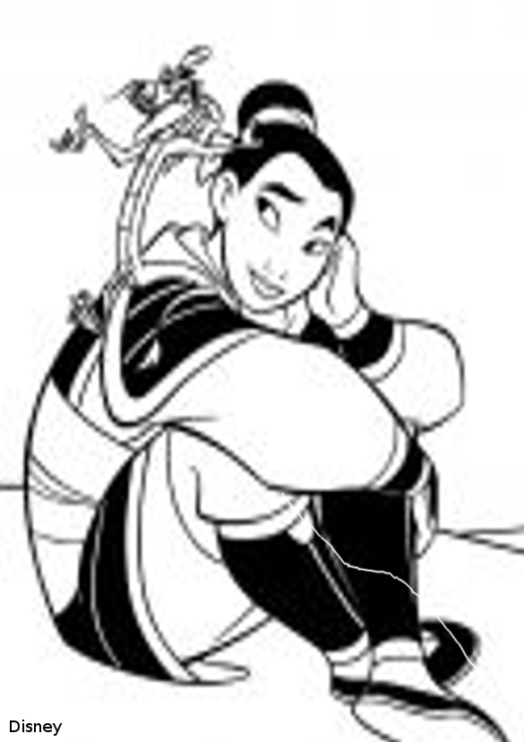 Coloring page: Mulan (Animation Movies) #133676 - Free Printable Coloring Pages