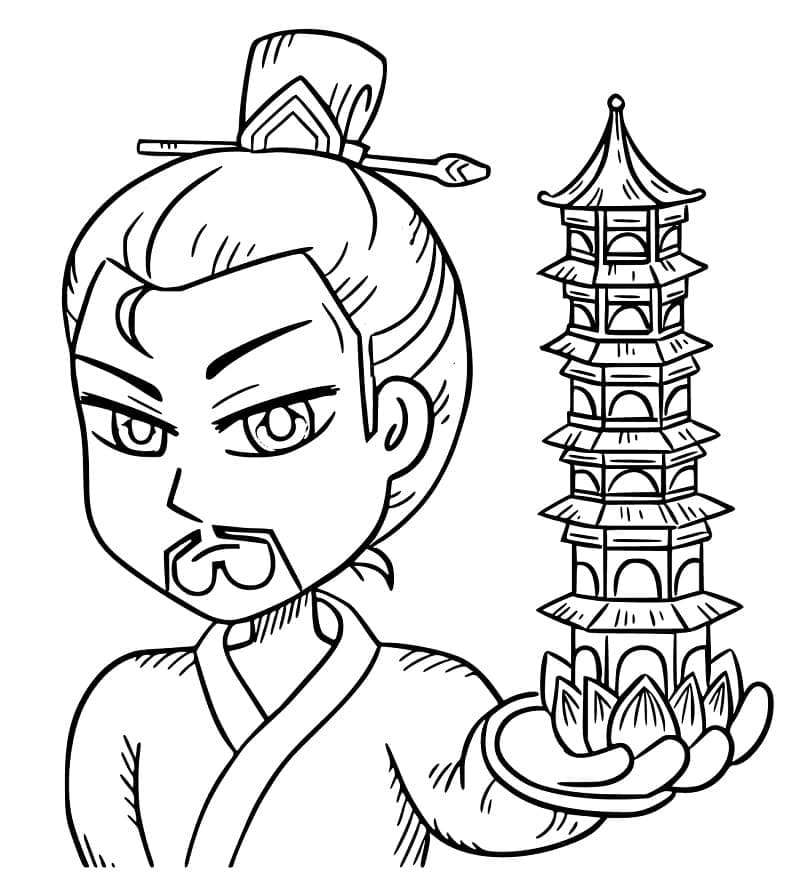 Free printable Ne Zha coloring page #218662 from Animation Movies collection