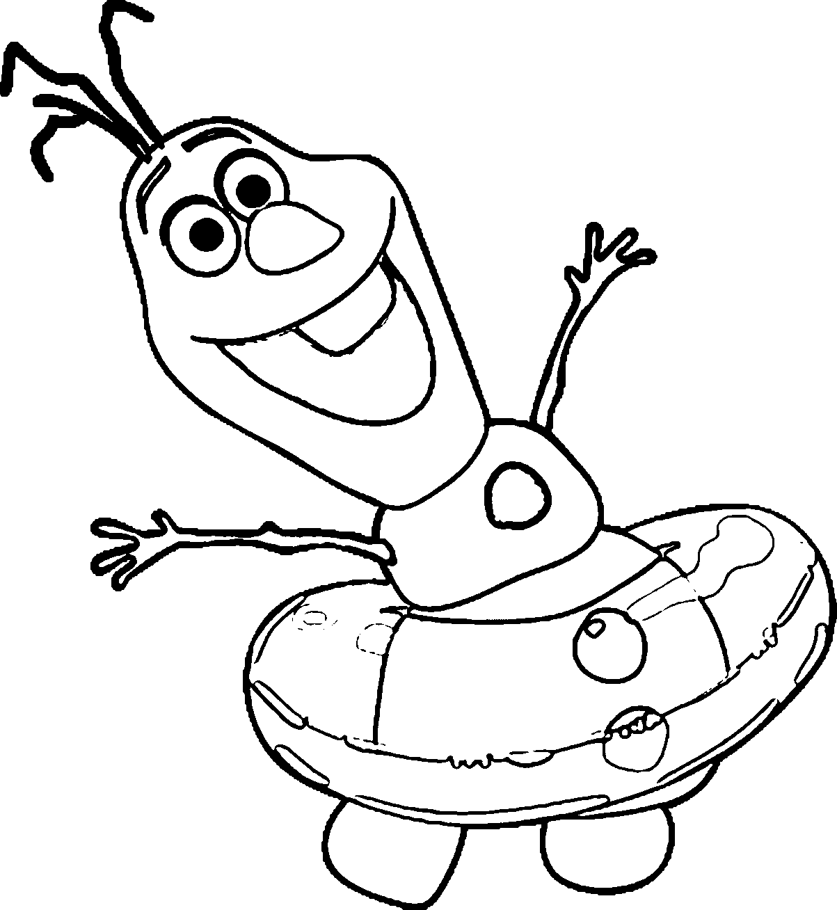 Coloring page: Olaf (Animation Movies) #170193 - Free Printable Coloring Pages