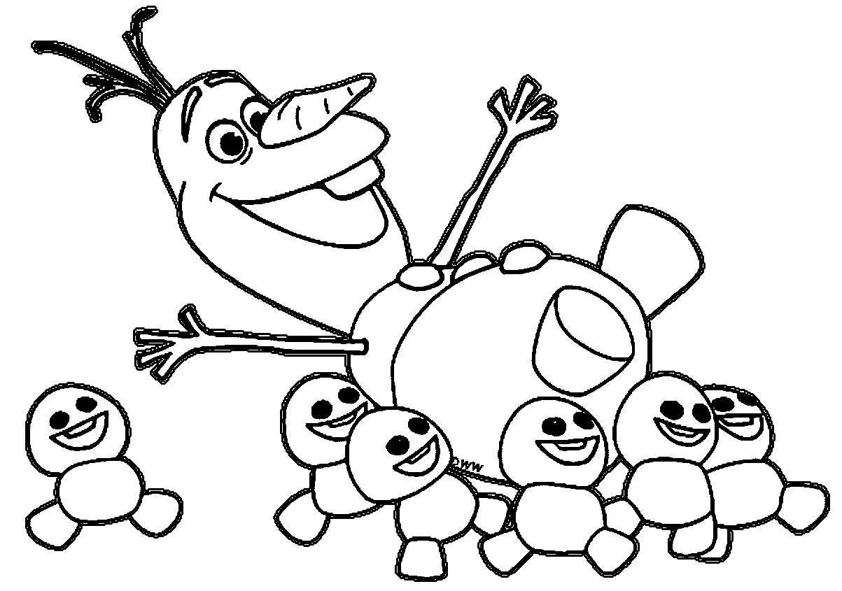 Coloring page: Olaf (Animation Movies) #170202 - Free Printable Coloring Pages