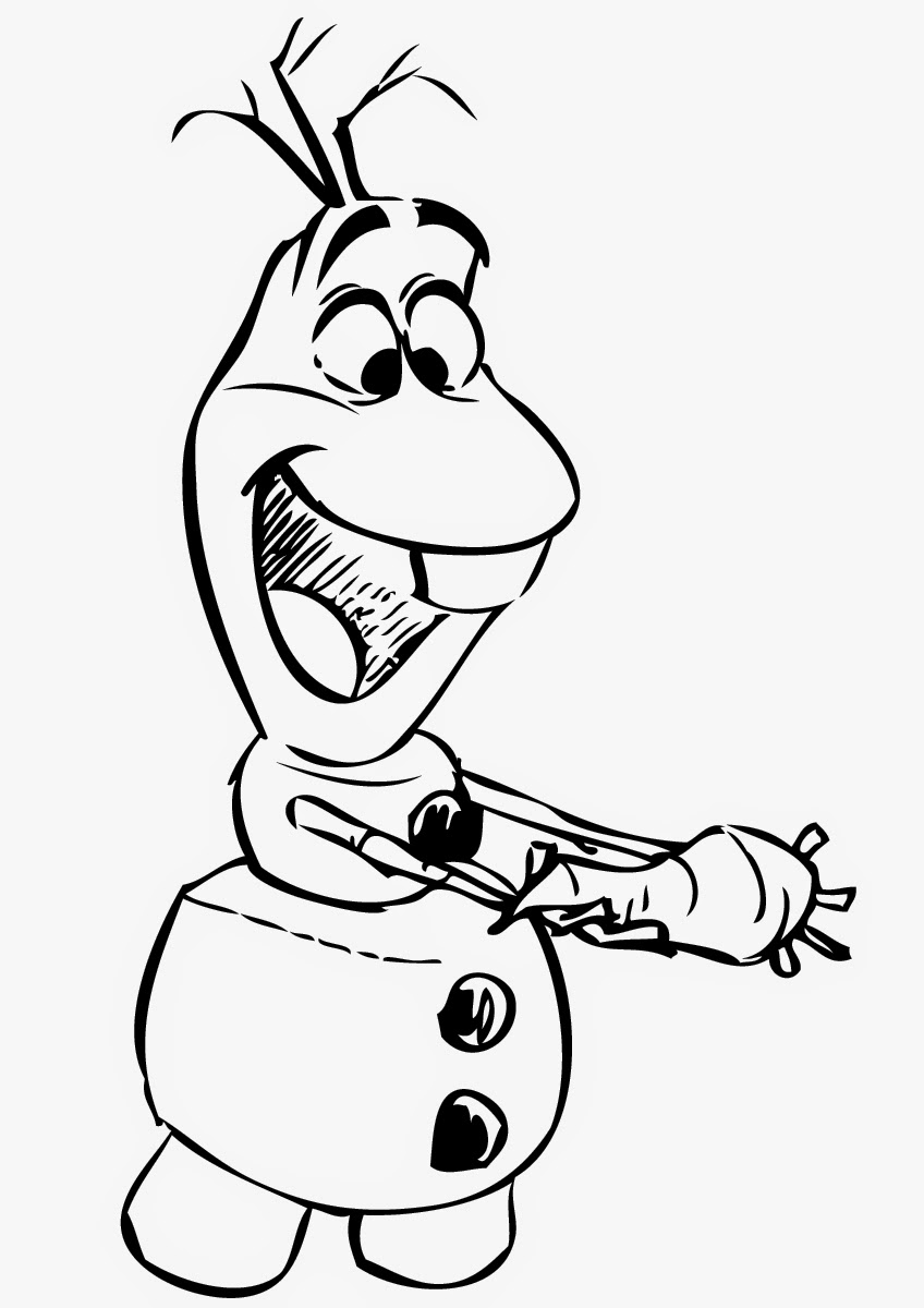 Coloring page: Olaf (Animation Movies) #170205 - Free Printable Coloring Pages
