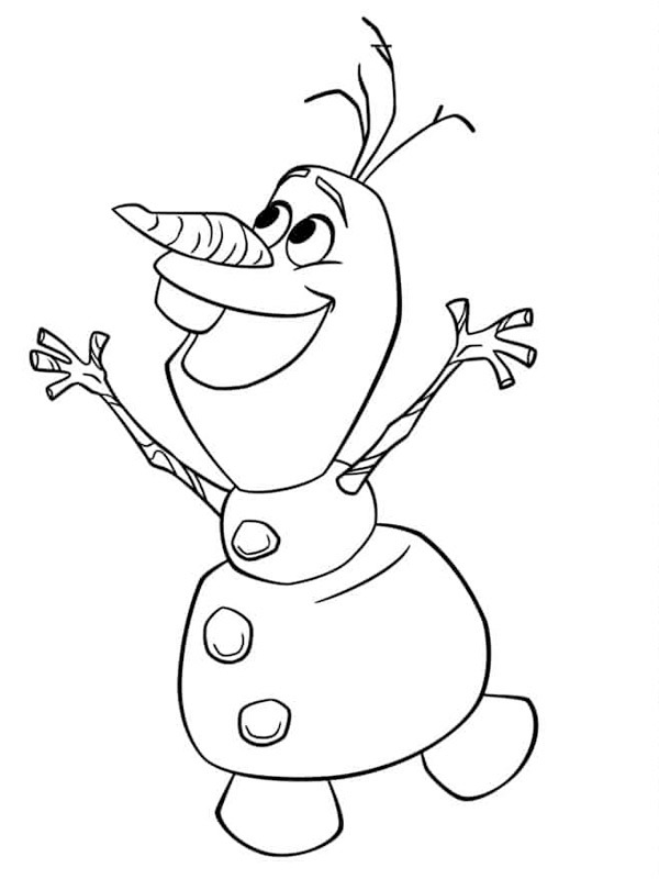 Coloring page: Olaf (Animation Movies) #170208 - Free Printable Coloring Pages