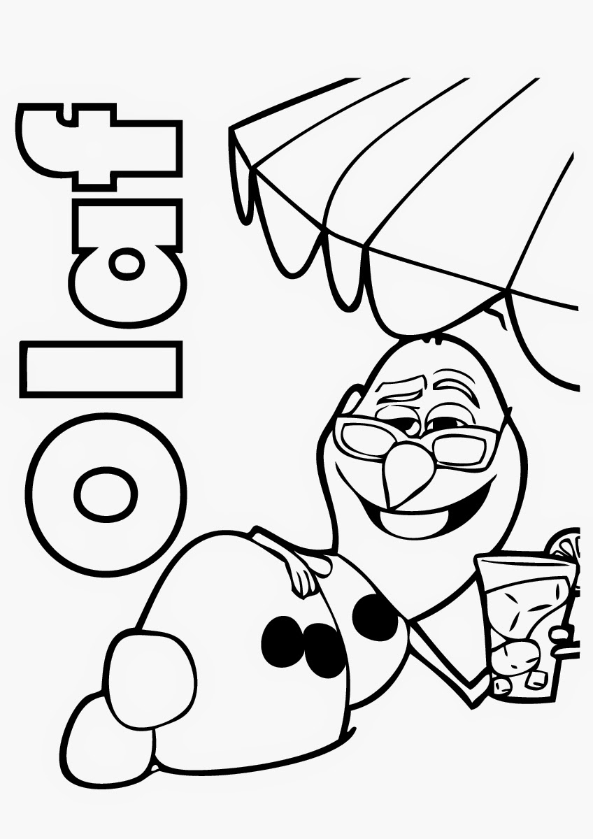 Coloring page: Olaf (Animation Movies) #170209 - Free Printable Coloring Pages