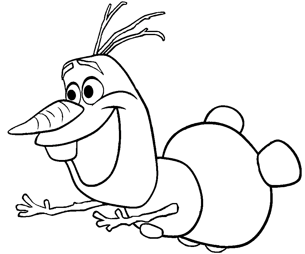 Coloring page: Olaf (Animation Movies) #170213 - Free Printable Coloring Pages